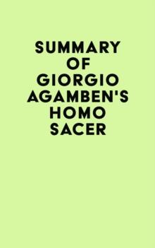 Summary of Giorgio Agamben's Homo Sacer