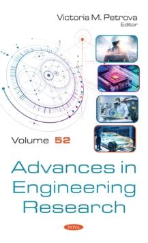 Advances in Engineering Research. Volume 52