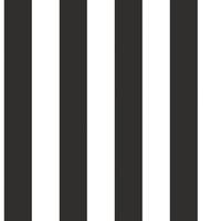 Just Kitchens Awning Stripe Wallpaper Black Galerie G67521