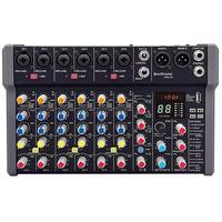 10 Channel Audio Mixer Compact Design with DSP USB and Bluetooth