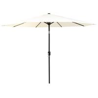 Garden Metal Patio Umbrella Parasol With Crank & Tilt - Colours