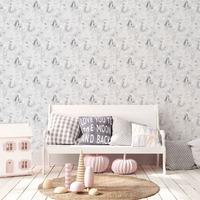 Tiny Tots 2 Mermaids Wallpaper Grey Silver Glitter Galerie G78389