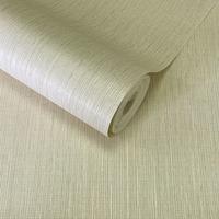 Roma Plain Texture Heavyweight Vinyl Wallpaper Beige / Gold World of Wallpaper WOW096