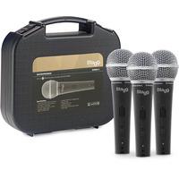 Stagg 3 Piece Microphone Pack Inc. Cables