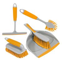 Brights' Kitchen Bundle Dustpan & Brush Washing Up Yellow