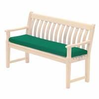 Alexander Rose Polyester 5ft (1.5m) Bench Cushion - Green