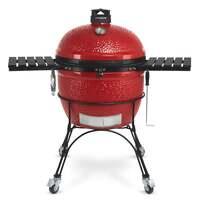 Kamado Joe Big Joe Red Ceramic Charcoal BBQ Grill