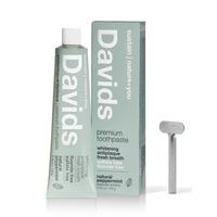 Davids Premium Toothpaste &pipe; Whitening + Antiplaque  Peppermint