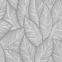 Denver Leaf Wallpaper Grey Muriva 196311