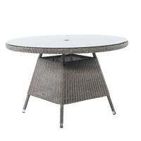 Alexander Rose Monte Carlo Round Glass Top Table (1.2m)