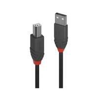 Lindy 10m USB 2.0 Type A To B Cable, Anthra Line