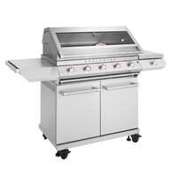 BeefEater 7000 Series Classic 5 Burner Gas BBQ with Cabinet Trolley and Side Burner