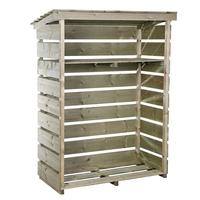 Wooden Garden Small Log Store Heavy Duty Firewood Storage