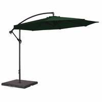 Alexander Rose 3m Cantilever Round Garden Parasol - Green