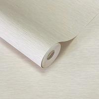 Roma Linear Texture Heavyweight Vinyl Wallpaper Cream World of Wallpaper WOW102