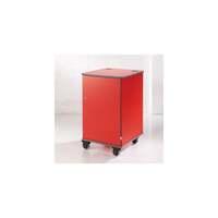 Metroplan MM100 Coloured mobile multi-media cabinet - Red