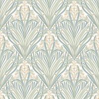 Elegance Bellflower Wallpaper Cream / Sage Muriva M66124