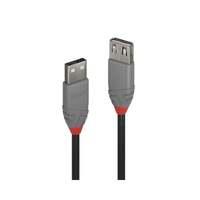 Lindy 0.2m USB 2.0 Type A Extension Cable, Anthra Line