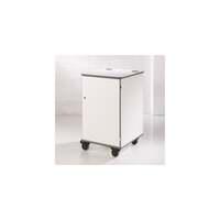 Metroplan MM100 Coloured mobile multi-media cabinet - White