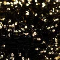 750 LED Warm White Christmas String Light 8 Modes Waterproof