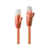 Lindy 2m Cat.6 U/UTP Network Cable, Orange