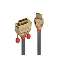 Lindy 10m HDMI to DVI-D Cable, Gold Line