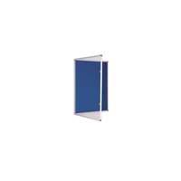 Metroplan Tamperproof noticeboard - 1200 x 900mm (HxW) - Blue