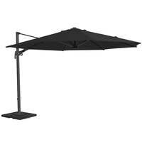 Alexander Rose 3.5m Cantilever Round Garden Parasol - Charcoal