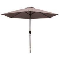 LG Outdoor Horizon 3m 38mm Aluminium Taupe Pole Round Garden Parasol - Taupe