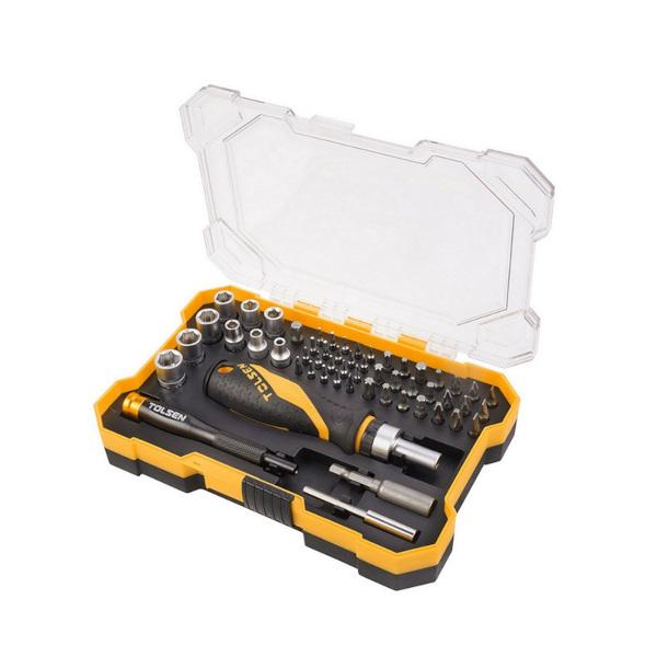 Tolsen Bit and Socket Set 56-Piece