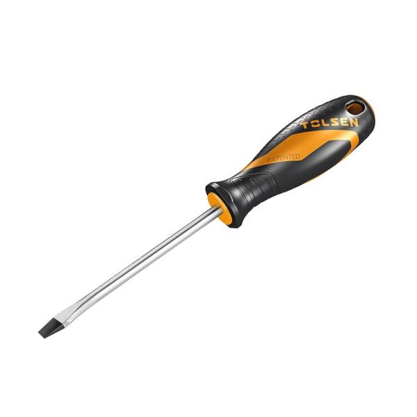 Tolsen Screwdriver CrV Slotted 8.0 x 150mm