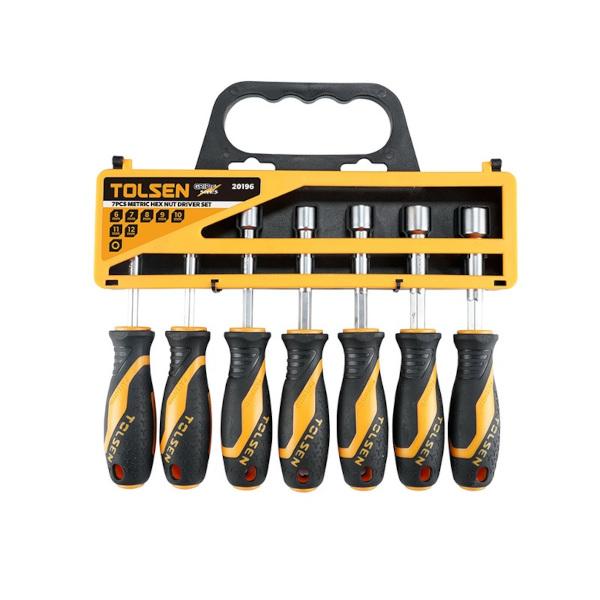 Tolsen Metric Hex Nut Driver Set 7-Piece