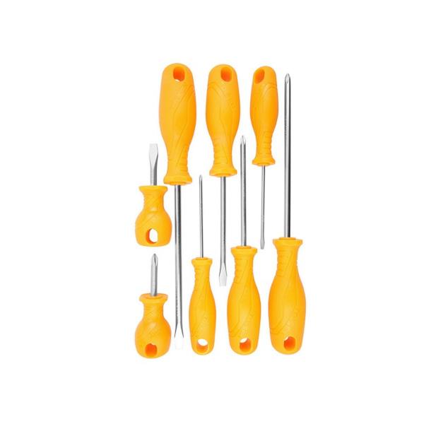 Tolsen Screwdriver Set Yellow Handle 8-Piece