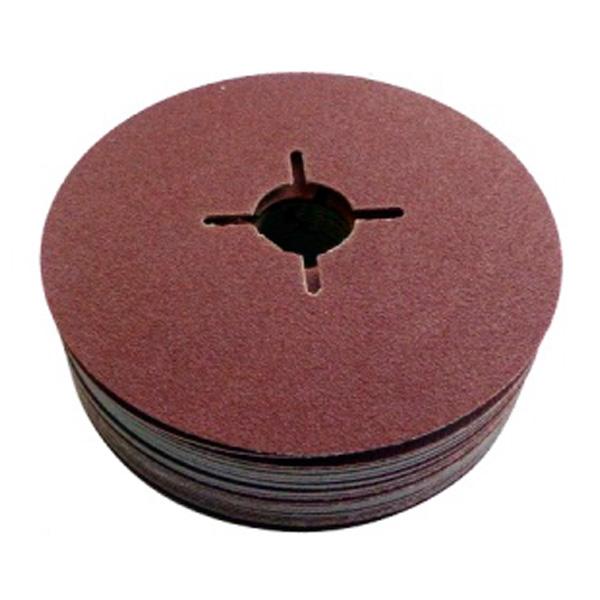 Toolpak Sanding Discs, Aluminium Oxide, Velour Backed, 80 Grit, 115mm x 22.23mm (10 Pack)