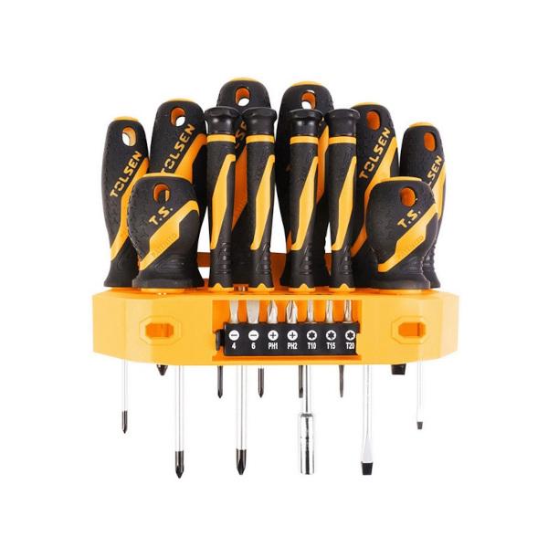 Tolsen Screwdriver Set 19-Piece