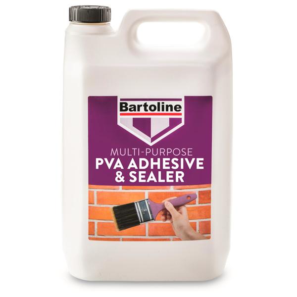 Bartoline PVA Adhesive & Sealer, 5 Litre Bottle