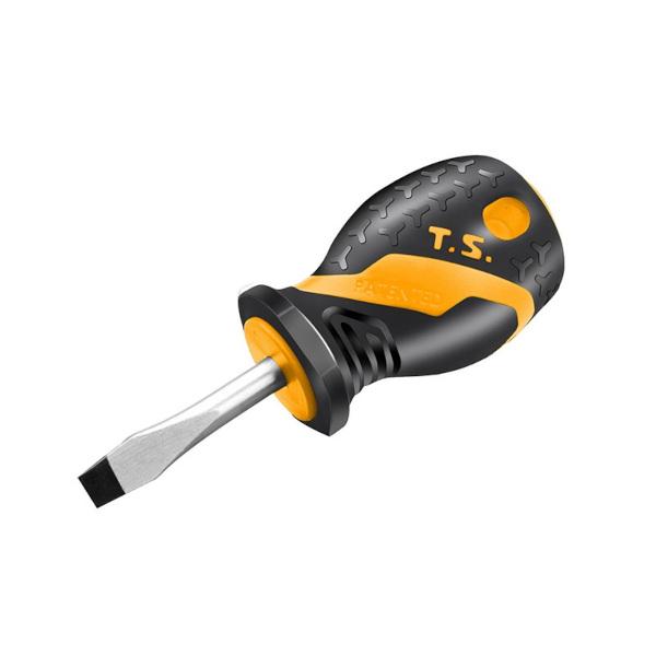 Tolsen Screwdriver Stubby CrV Slotted 5.5 X 38mm