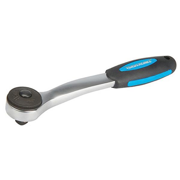 Silverline Heavy Duty Ratchet Handle, 3/8" 200mm