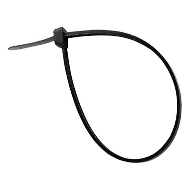 Cable Ties, Black 250mm x 4.8mm (100 Pack)