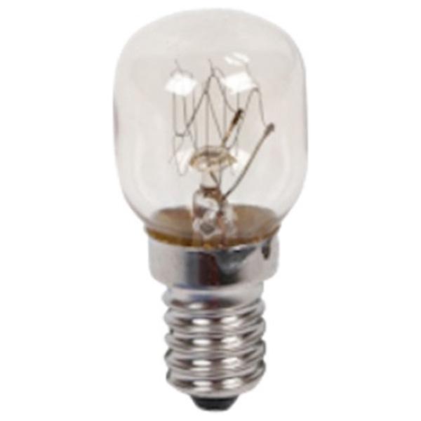 Appliance Bulbs for Oven Lamps, T25 54mm 300° C, 25W SES/E14 (Twinpack)