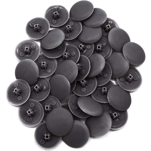 Pozi Screw Covers, Black - (Pack of 100)