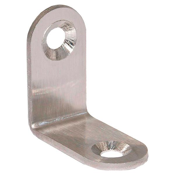 Corner Braces Oval Ends, Stainless Steel Marine Grade 316, 20 x 20 x 16 x 2mm (10 Pack)