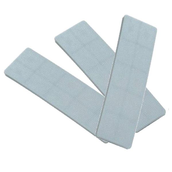 Flat Shims for Spacing, Packing and Levelling, 100 pieces, Grey 24 x 100 x 4mm Thick