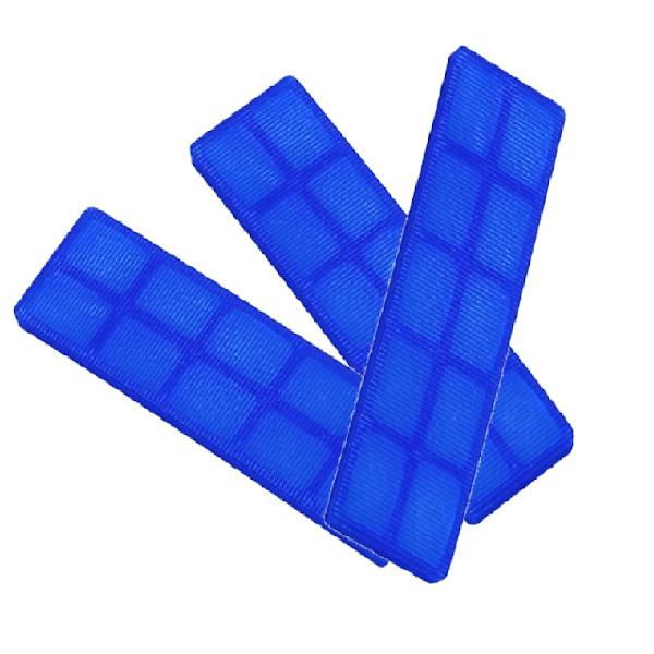 Flat Shims for Spacing, Packing and Levelling, 100 pieces, Blue 28 x 100 x 5mm Thick