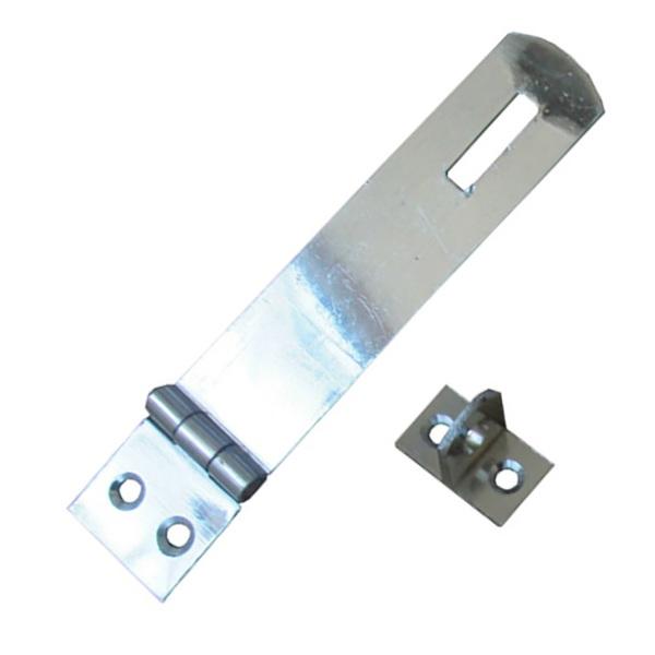 Safety Hasp & Staple, Chrome Plated Brass 100mm