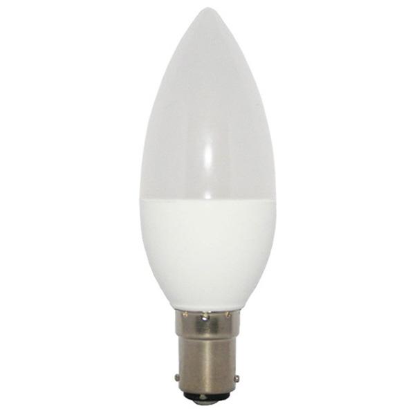 C37 LED Candle Bulb, 7W SBC/B15/B15d/Ba15d, Frosted Warm White