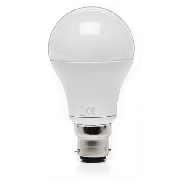 GLS LED A60 Bulb, 5W BC/B22/B22d/Ba22d, Frosted Warm White