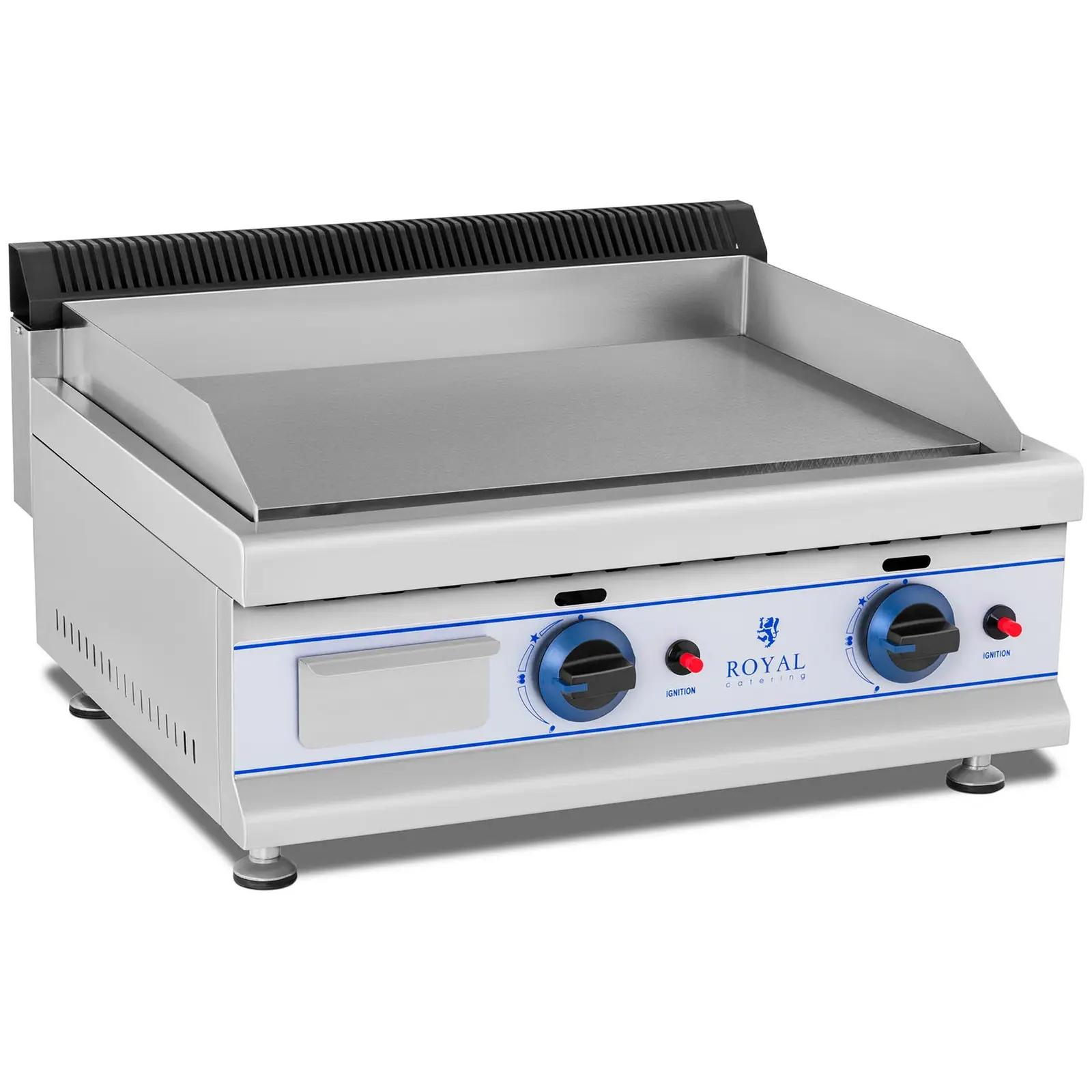 Gas Griddle - 65 cm - Propane/Butane - 50 mbar