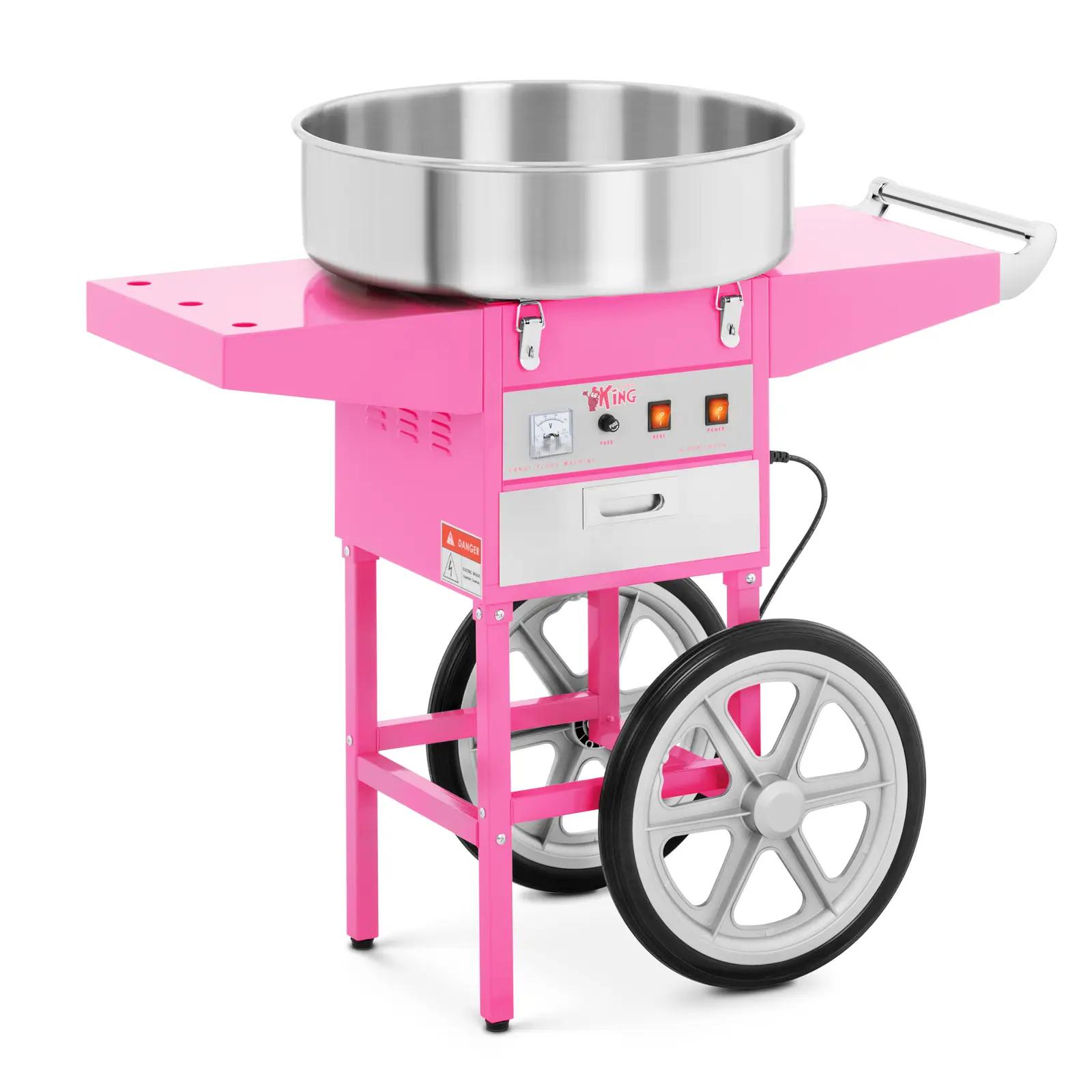 Candy Floss Machine with Cart - 52 cm