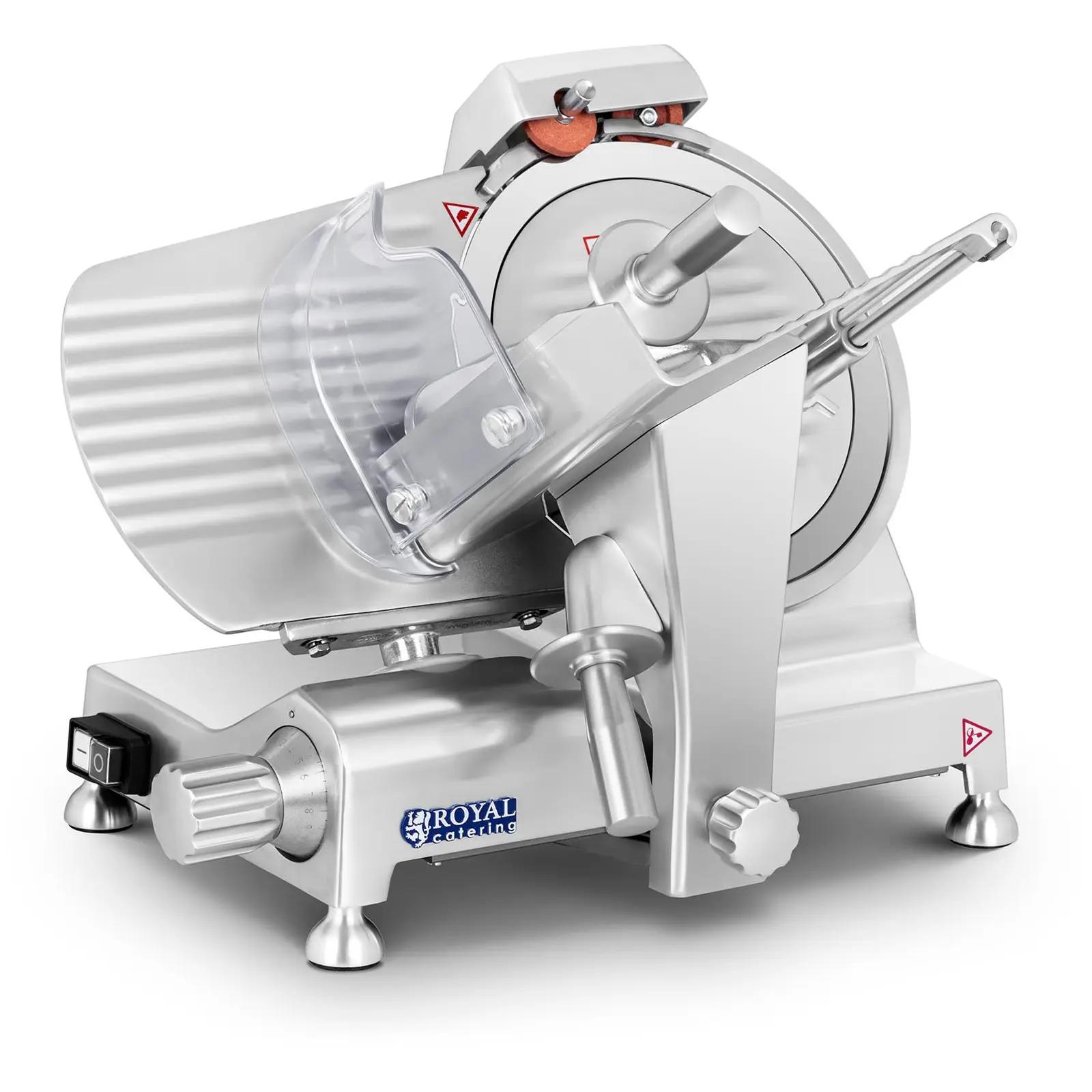 Meat Slicer - 250 Mm - Up To 12 Mm - Aluminium Handles